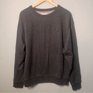 Champion Powerblend Fleece Crewneck Men’s L Dark Gray Pullover Sweatshirt S0888